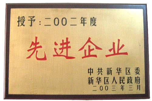 中原泡沫制品“先进企业”