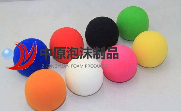 多彩圆形泡沫制品